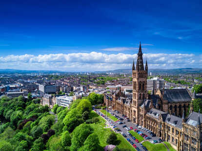 vista aérea de Glasgow