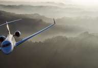 Bombardier Global 6000 en pleno vuelo