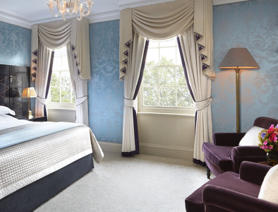 splendind room in goring hotel. Belgravia. London