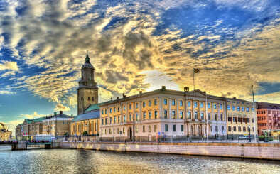 Sunrise over the city of Gothenburg Sunrise over the city of Gothenburg