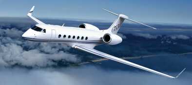 Gulfstream G550 en vuelo Gulfstream G550 en vuelo