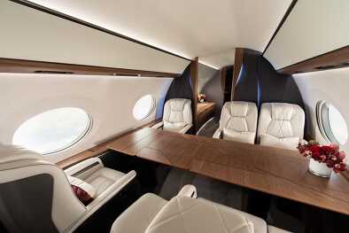 Il Gulfstream G700 è una delle cabine più spaziose del settore Il Gulfstream G700 è una delle cabine più spaziose del settore