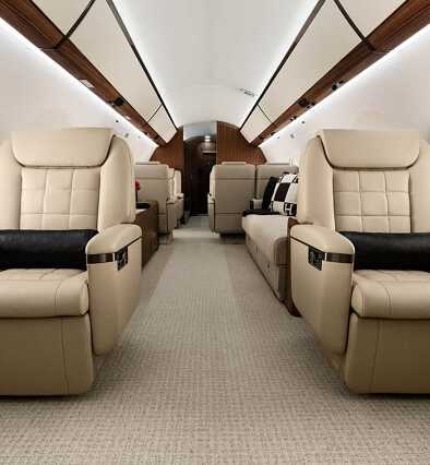 Cabina de avión Gulfstream G650 Cabina de avión Gulfstream G650