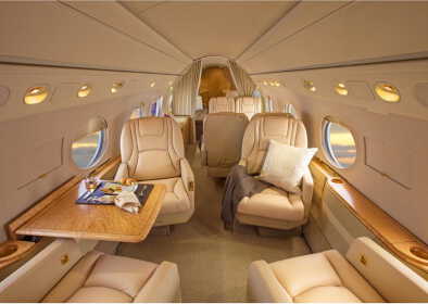 Gulfstream V Cabina del avión