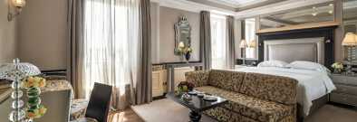 luxury suite in hassler. city of rome