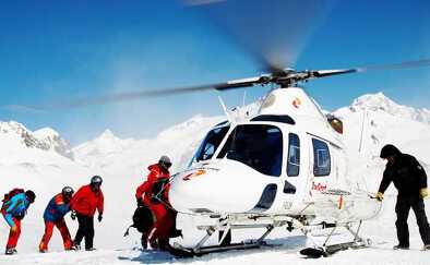 esquiar en helicoptero