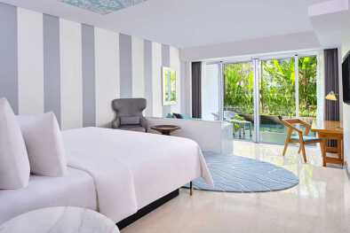 Una habitación en el Le Meridien Bali Jimbaran Una habitación en el Le Meridien Bali Jimbaran