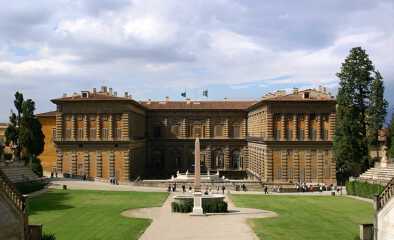Journée d'été des jardins de Boboli et du palais Pitti à Florence