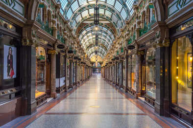 Victoria Quarter, una de las zonas comerciales más famosas de Leeds, Reino Unido Victoria Quarter, una de las zonas comerciales más famosas de Leeds, Reino Unido