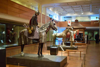Una exposición en el Royal Armouries Museum de Leeds, el museo nacional de armas y armaduras del Reino Unido, uno de los más importantes del mundo en su género. Una exposición en el Royal Armouries Museum de Leeds, el museo nacional de armas y armaduras del Reino Unido, uno de los más importantes del mundo en su género.