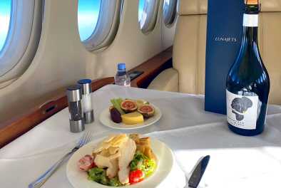 Spezielles Catering von LunaJets organisiert Spezielles Catering von LunaJets organisiert