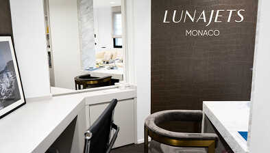 Inside Lunajets' Monaco Office