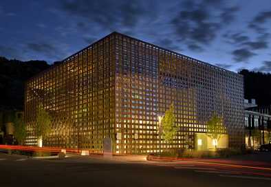 Il Museo d'Arte di Aspen al tramonto
Il Museo d'Arte di Aspen al tramonto