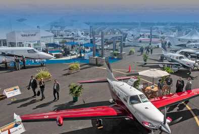 NBAA-BACE 2022 orlando Pilatus aircraft display