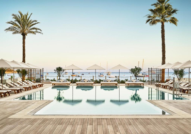 a view of the swimming pool in Nobu, Ibiza