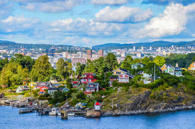 the view of Oslo the view of Oslo