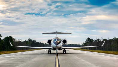 Gulfstream G700 on the runway