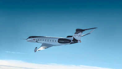 Gulfstream G700 in flight