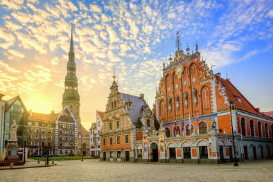beautiful old town of Riga