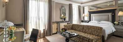 Suite luxueuse du Hotel Hassler Roma, Rome, Italie