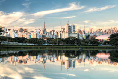 Ligne d'horizon de Sao Paulo