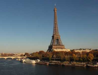 Eiffel Tower  in Paris, France