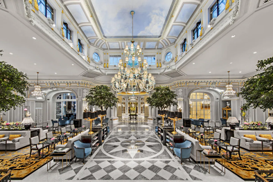 Main hall of St Regis Rome Main hall of St Regis Rome