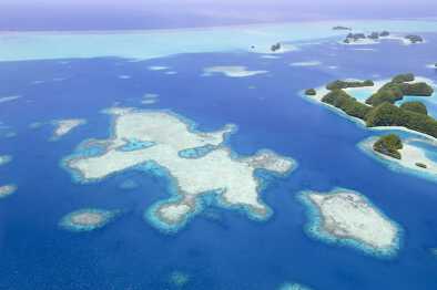 Paseo en helicóptero sobre las Islas Palau