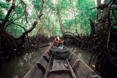 Tour in barca della città e delle mangrovie di Sihanoukville