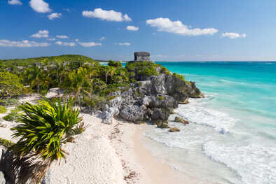 La hermosa costa de Tulum La hermosa costa de Tulum